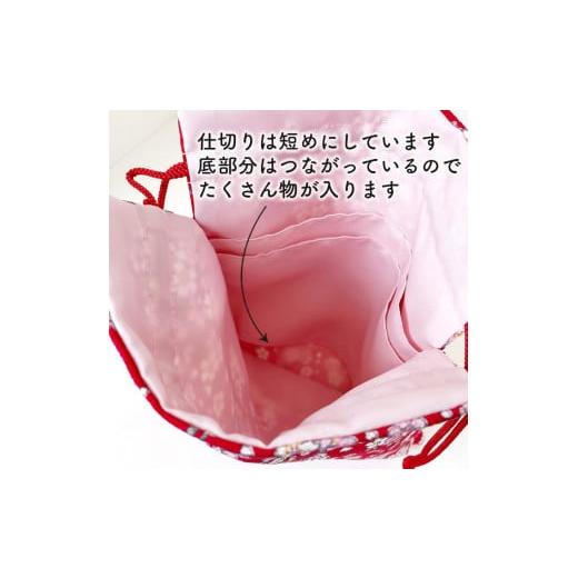 ふるさと納税 カバン 滋賀県 彦根市 紺 御朱印帳袋（巾着） 紺_4