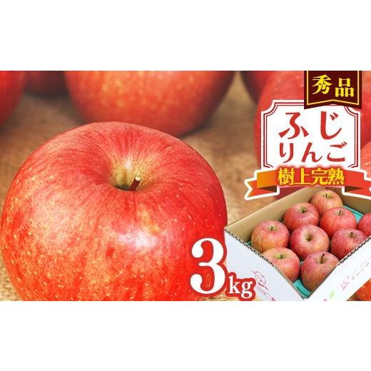 ふるさと納税 りんご 山形県 寒河江市 令和8年産 樹上完熟 りんご 3kg 秀品 「ふじりんご」 2026年産 山形県産 2026年11月下旬頃から12月下旬頃発送予定 014…