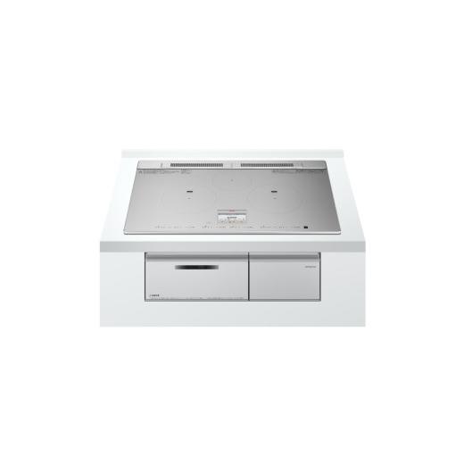 ふるさと納税 キッチン家電 茨城県 日立市 IHクッキングヒーター 3口IH鉄・ステンレス対応 HT-N8ASTWF(S)トッププレート幅75cm ビルトインからビルトインのみ…