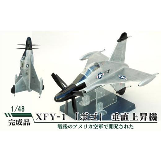 ふるさと納税 雑貨・日用品 玩具 茨城県 坂東市 XFY-1 「ボゴ」 垂直上昇機 1／48 ／ 模型 完成品 柏木崇男 茨城県 No.677の画像
