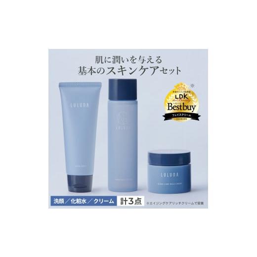 ふるさと納税 石鹸 液体せっけん 埼玉県 入間市 肌を潤い与える 基本のセット ルルーナスキンケア3点セット LULUNA ルルーナ 1468483