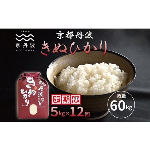 ふるさと納税 米 京都府 京丹波町 12カ月定期便 京丹波きぬひかり 5kg×12カ月連続 合計60kg 令和7年産 京都 米 精米 キヌヒカリ 北海道・東北・沖縄・その他…
