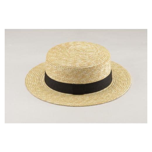 ふるさと納税 小物 帽子 埼玉県 春日部市 AN047-1 春日部市伝統工芸品 田中帽子店 麦わら帽子 マラン・ジー頭囲57.5cm(UK-H026-NA-M)
