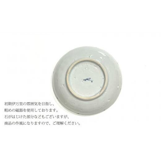 ふるさと納税 食器・グラス 皿 佐賀県 有田町 有田焼 工房禅 横田翔太郎 染付 ダイヤ窓絵 縁切深皿 初期伊万里 24to3 西富陶磁器 A15-339の画像