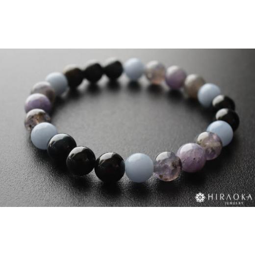 ふるさと納税 アクセサリー ブレスレット 高知県 須崎市 ビジネス運UPパワーストーンブレスレット(仕事01)・8mm玉 (18.4cm) 18.4cm