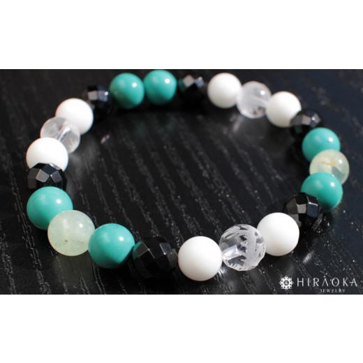 ふるさと納税 アクセサリー ブレスレット 高知県 須崎市 仕事運アップ パワーストーンブレスレット(仕事03)・8mm玉 (21.6cm) 21.6cm