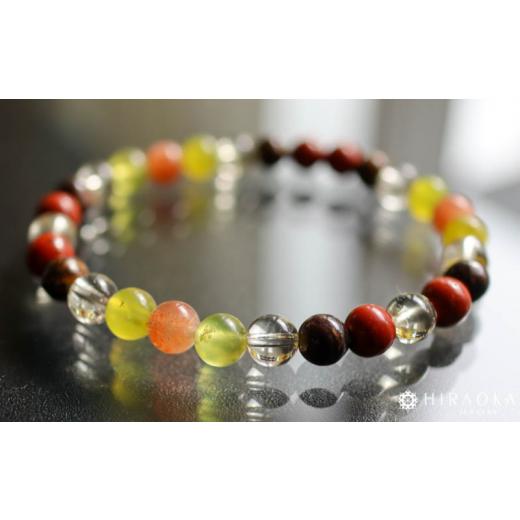 ふるさと納税 アクセサリー ブレスレット 高知県 須崎市 志望校合格パワーストーンブレスレット(合格祈願01)・6mm玉 (17.4cm) 17.4cm