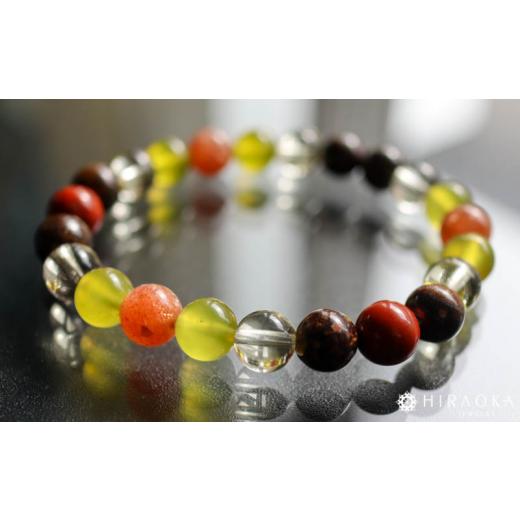 ふるさと納税 アクセサリー ブレスレット 高知県 須崎市 志望校合格パワーストーンブレスレット(合格祈願01)・8mm玉 (21.6cm) 21.6cm