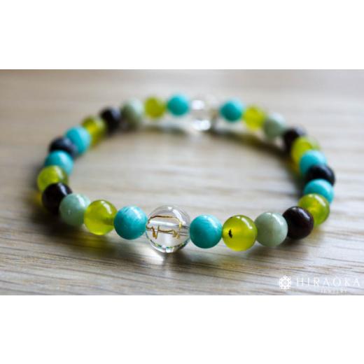 ふるさと納税 アクセサリー ブレスレット 高知県 須崎市 試験当日に最高の状態へ トントン拍子で逆転合格パワーストーンブレスレット(合格祈願03)・6mm玉 (16.…