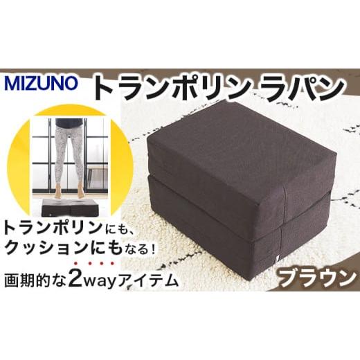 ふるさと納税 雑貨・日用品 福井県 敦賀市 トランポリン(MIZUNO)『ラパン』ブレスエアー ブラウン クッション 送料無料 筋トレ ダイエット SK-88-B ブラウン…