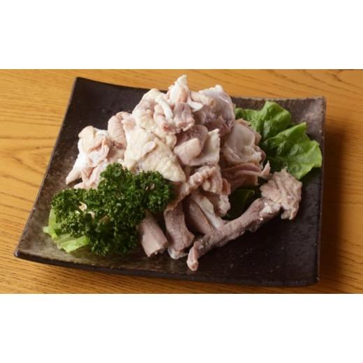 ふるさと納税 豚肉 神奈川県 寒川町 国産 豚モツ(ボイル) 500g 冷凍 味噌ダレ 漬け込み肉 味付き肉 タレ付き 肉 味噌ダレ