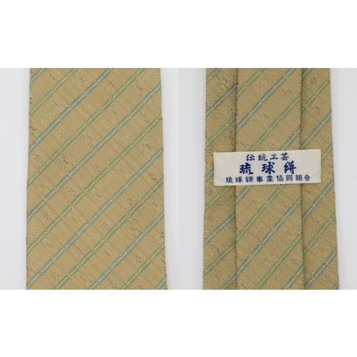 ふるさと納税 織物・繊維品 沖縄県 南風原町  南風原花織 ネクタイ 両面浮花織［C］の画像
