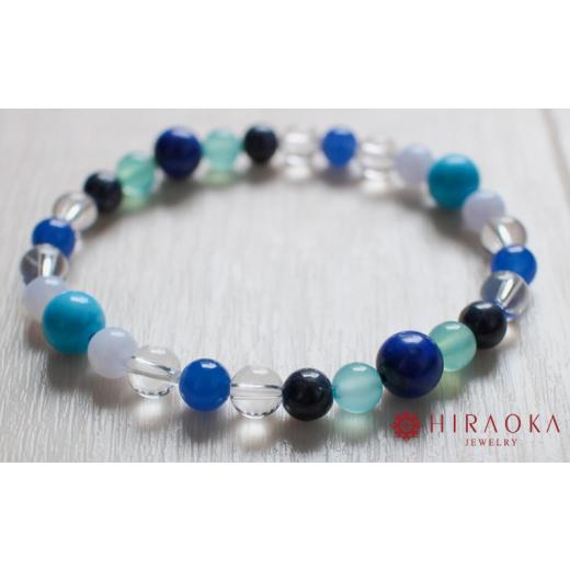 ふるさと納税 アクセサリー ブレスレット 高知県 須崎市 新しい幸せの形を作る大開運パワーストーンブレスレット(開運03)・6mm玉 (17.4cm) 17.4cm