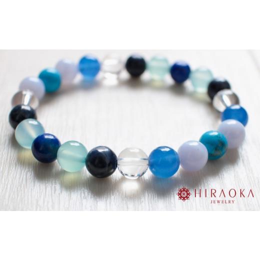 ふるさと納税 アクセサリー ブレスレット 高知県 須崎市 新しい幸せの形を作る大開運パワーストーンブレスレット(開運03)・8mm玉 (18.4cm) 18.4cm