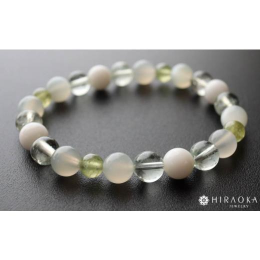 ふるさと納税 アクセサリー ブレスレット 高知県 須崎市 ご縁結びパワーストーンブレスレット(縁結び01)・8mm玉 (21.6cm) 21.6cm