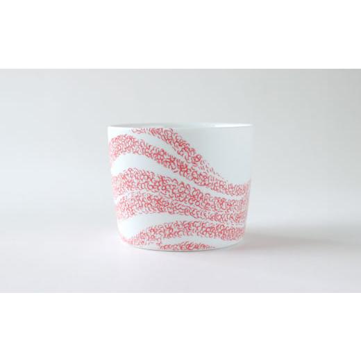 ふるさと納税 雑貨・日用品 グラス 岐阜県 瑞浪市  美濃焼 　カップ ペアセット BIRDS' WORDS ／ UNITY YOSHIKO CUP ブルー × レッド 瑞浪市 ／ FLYWAY …_4