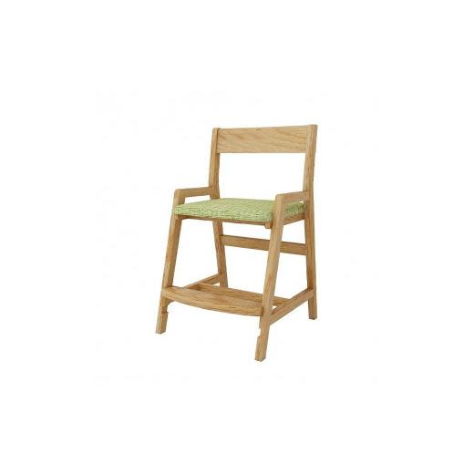 ＊即発可能＊ ふるさと納税 家具 福岡県 大川市  開梱設置 高野木工 セレスト チェア ホワイトオーク 生地：CHART6 イエローグリーン 10年保証 イエローグリーン