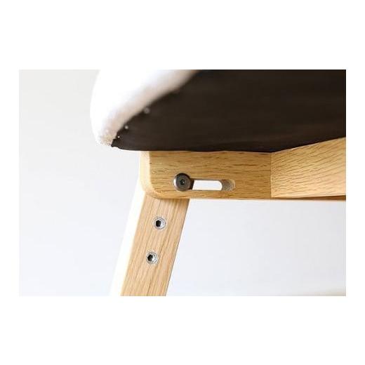 ＊即発可能＊ ふるさと納税 家具 福岡県 大川市  開梱設置 高野木工 セレスト チェア ホワイトオーク 生地：CHART6 イエローグリーン 10年保証 イエローグリーン