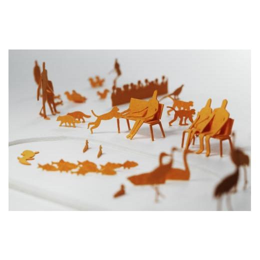 ふるさと納税 雑貨・日用品 東京都 立川市 テラダモケイ「1/100建築模型用添景セット」選べる1点 動物園編 動物園編