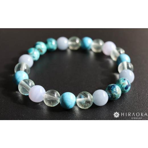 ふるさと納税 アクセサリー ブレスレット 高知県 須崎市 夫婦仲改善パワーストーンブレスレット(家庭円満01)・8mm玉 (21.6cm) 21.6cm