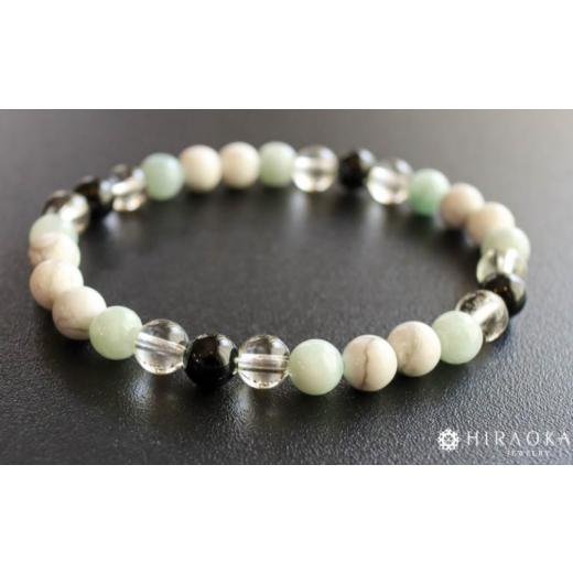 ふるさと納税 アクセサリー ブレスレット 高知県 須崎市 勝利を引き寄せる 試験合格パワーストーンブレスレット(合格祈願04)・6mm玉 (20.4cm) 20.4cm