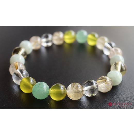 ふるさと納税 アクセサリー ブレスレット 高知県 須崎市 幸福の最大化へ 運気アップの大開運パワーストーンブレスレット(開運04)・8mm玉 (18.4cm) 18.4cm