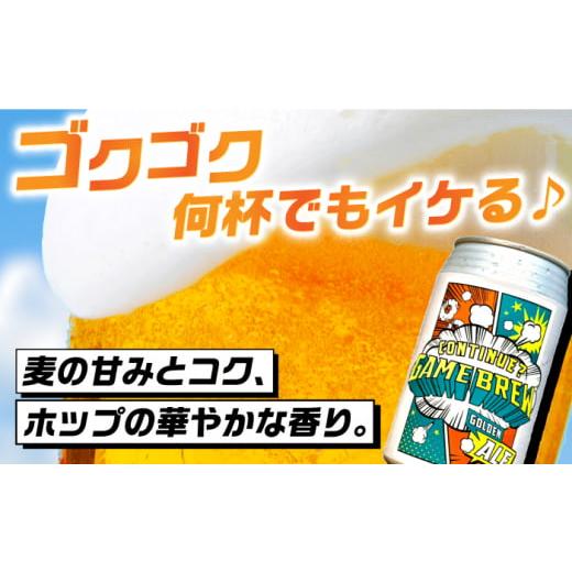 ふるさと納税 ビール 地ビール 佐賀県 吉野ヶ里町  全3回定期便 吉野ヶ里町産クラフトビール GAME BREW CONTINUE?／コンティニュー 350ml×6本セット 計18本 …の画像