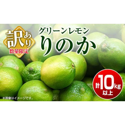 ふるさと納税 宮崎県 日南市 訳あり 数量限定 グリーンレモン りのか 計10kg以上 期間限定 フルーツ 果物 くだもの 柑橘 レモン 檸檬 レモンティ レモネード …