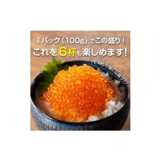 ふるさと納税 北海道 森町 7月発送【復活記念！数量限定寄附額！】新 いくら 醤油漬け 100g×6パック（鱒卵）いくら イクラ 醤油漬け いくら醤油漬け 海産物 …｜furusatochoice｜03