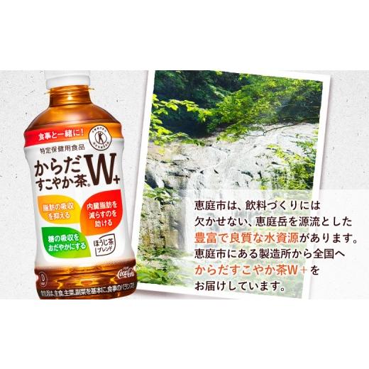 ふるさと納税 お茶類 北海道 恵庭市  定期便：3回（毎週発送） からだすこやか茶W＋ 350mlPET×24本 コカ・コーラ からだすこやか茶 お茶 トクホ 特保 北海道 …_4