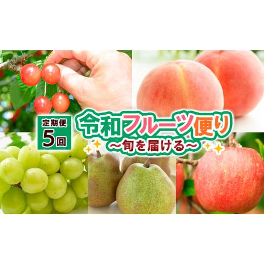 ふるさと納税 果物類 さくらんぼ 山形県 山形市 定期便5回 令和フルーツ便り〜旬を届ける〜 令和8年産先行予約 FS25-614 くだもの 果物 フルーツ 山形 山形県…