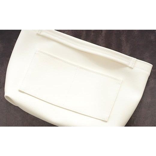 ふるさと納税 カバン 千葉県 野田市 No.208-01 上質な日本製バッグインバッグ「ansac」(ホワイト) / 雑貨 日用品 鞄 千葉県 ホワイト