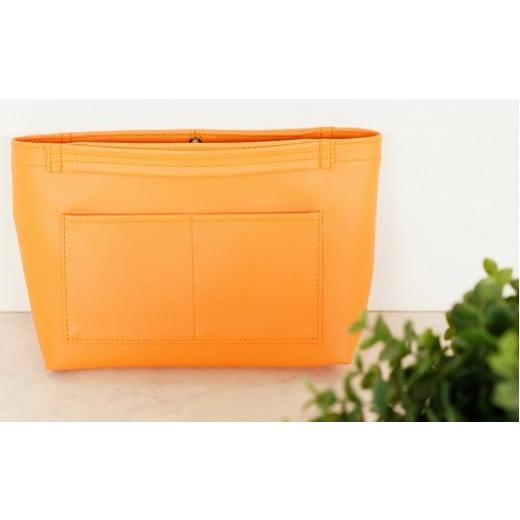 ふるさと納税 カバン 千葉県 野田市 No.208-12 上質な日本製バッグインバッグ「ansac」(オレンジ) / 雑貨 日用品 鞄 千葉県 オレンジ