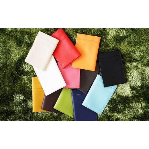 ふるさと納税 文房具・玩具 千葉県 野田市 No.210-01 PVCレザー通帳ケース「enpas」(ホワイト) / 雑貨 日用品 入れ物 千葉県 ホワイト