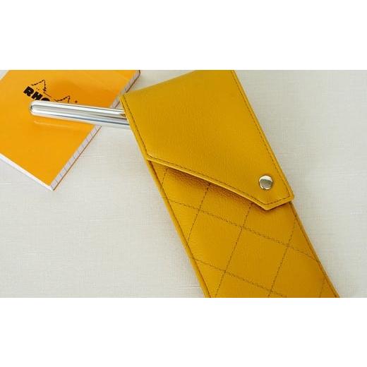 ふるさと納税 小物 千葉県 野田市 No.221-04 上質な日本製メガネケース「KAGULA」 Lサイズ(マスタード) / 雑貨 日用品 めがね 千葉県 Lサイズ(マスタード…