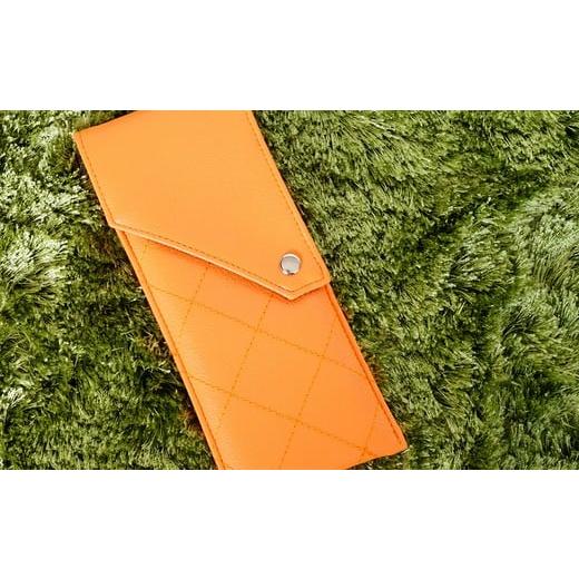 ふるさと納税 小物 千葉県 野田市 上質な日本製メガネケース「KAGULA」 Lサイズ(オレンジ) / 雑貨 日用品 めがね 千葉県 No.221-12 Lサイズ(オレンジ)