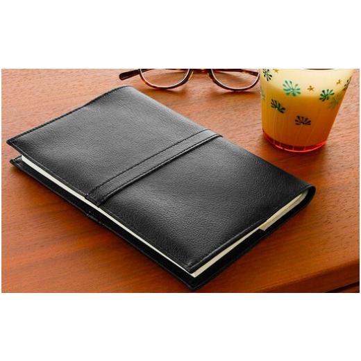 ふるさと納税 文房具・玩具 千葉県 野田市 No.226-02 上質な国産PVCレザーブックカバー「SION」文庫サイズ/文庫(厚)サイズのセット(ブラック) / 雑貨 日…