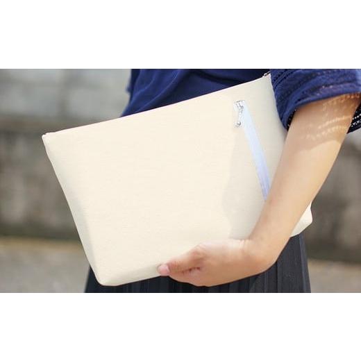 ふるさと納税 小物 千葉県 野田市 No.241-01 上質な日本製おむつポーチ「occhi」(ホワイト) / 雑貨 日用品 入れ物 千葉県 ホワイト