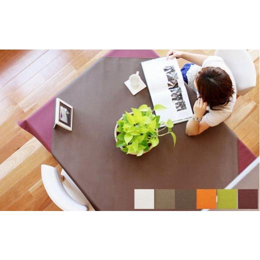 ふるさと納税 雑貨・日用品 インテリア 千葉県 野田市 PVCレザーテーブルクロス「LEX」120cm×170cm(パールホワイト) / 雑貨 日用品 インテリア 千葉県 No.…