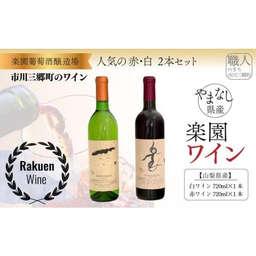 ふるさと納税 ワイン セット 山梨県 市川三郷町 通常申込 楽園ワイン赤・白2本セット 楽園葡萄酒醸造場 5839-8159 通常申込