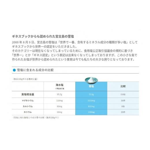 ふるさと納税 塩・だし 海塩 沖縄県 宮古島市 9個セット 宮古島の雪塩詰め合わせ（B132）_5