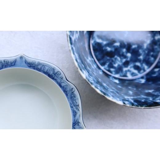 ふるさと納税 食器・グラス 皿 佐賀県 有田町 有田焼 Ruri 6点セット まるふく 食器 器 うつわ 皿 中皿 小鉢 中鉢 小皿 変型皿 食器セット コーディネート 瑠…の画像