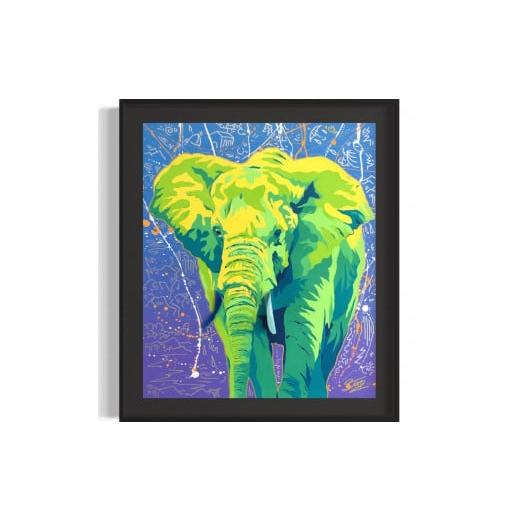 ふるさと納税 雑貨・日用品 絵画 静岡県 御前崎市 アクリル絵画 オーダー作品 F6(410mm×318mm)サイズ 絵画:動物ペット/ 額:ブラック 絵画:動物ペット/ …