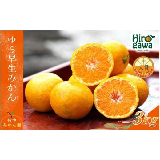 ふるさと納税 果物類 みかん 和歌山県 広川町 ゆら早生みかん 3kg(2S〜Lサイズ) 2026年11月上旬〜12月上旬に順次発送予定 tkn004-r-3B