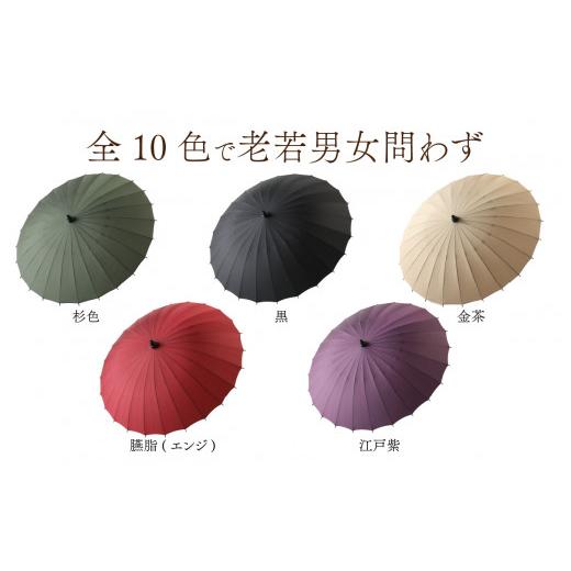 ふるさと納税 ファッション 福井県 福井市 蛇の目洋傘　雨傘(親骨55cm)　カラー10色 K-035003_03 里桜色の画像