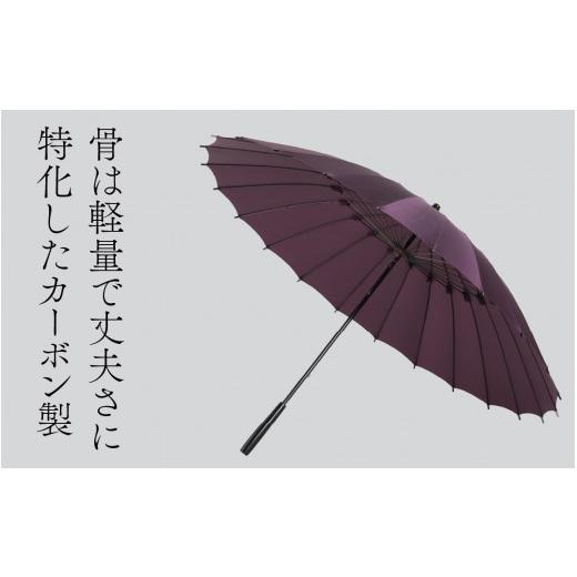 ふるさと納税 ファッション 福井県 福井市 蛇の目洋傘　雨傘(親骨55cm)　カラー10色 K-035003_10 江戸紫色の画像