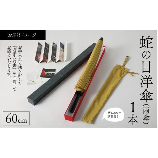 ふるさと納税 ファッション 福井県 福井市 蛇の目洋傘　雨傘(親骨60cm)　カラー10色 N-035008_04 花紺色の画像