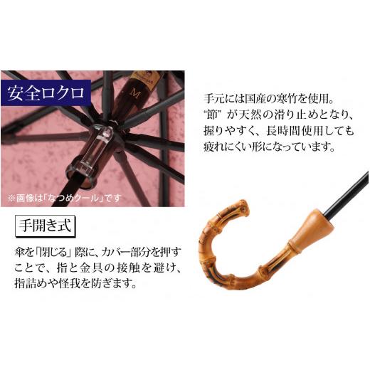 ふるさと納税 ファッション 福井県 福井市 なつめペンタス　晴雨兼用折りたたみ傘　カラー8色 J-035007_08 ブラックの画像