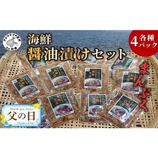 ふるさと納税 長崎県 松浦市 [B6-032-20][父の日][流水解凍だけの簡単調理]まんぷく海鮮醤油漬けセット アジ サバ ブリ 海鮮 丼 解凍するだけ 手軽 時短…