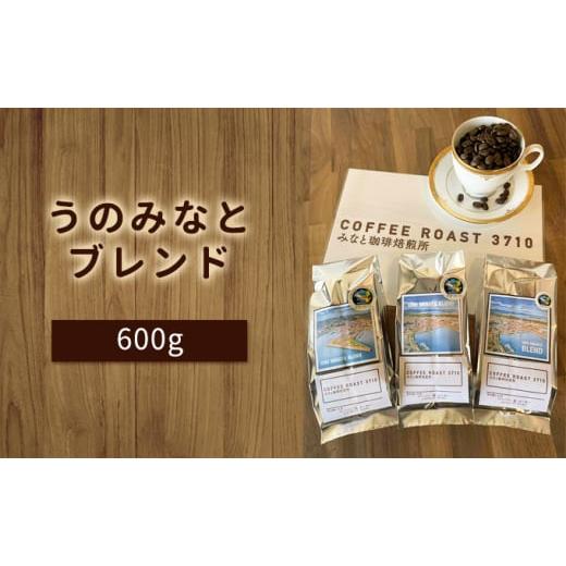 ふるさと納税 コーヒー コーヒー豆 岡山県 玉野市 大人気 うのみなとブレンド 600g:粉 お届け商品:粉